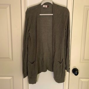 So Olive Green Cardigan